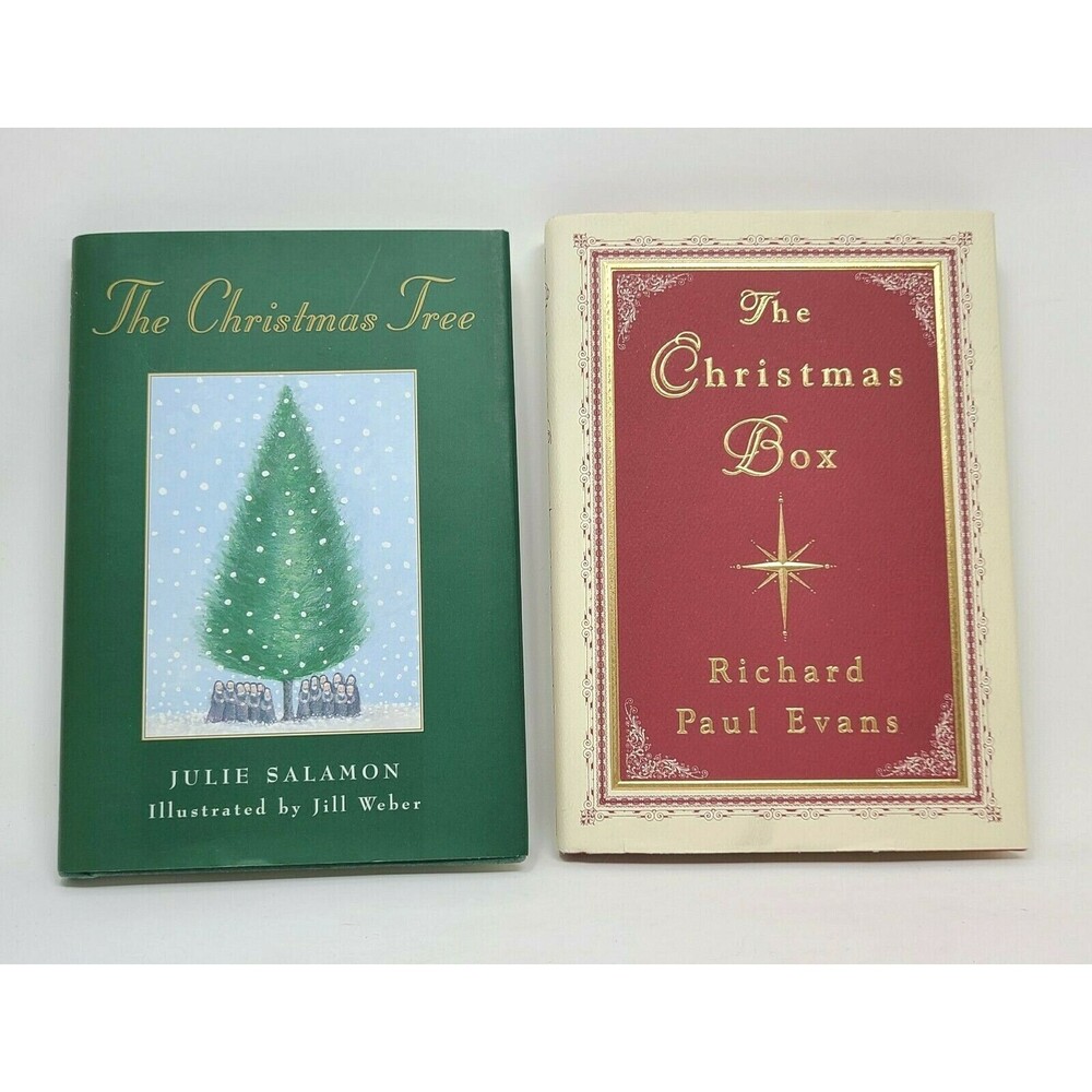 The Christmas Box 1993 & The Christmas Tree 1996 - Like New - Lot of 2 Books